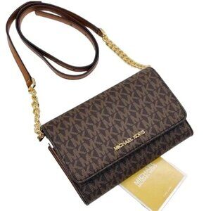 Michael Kors Jet Set Travel Medium Crossbody Phone Holder Bag NWT